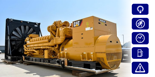 Diesel generator monitoring system