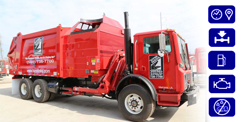 Garbage truck monitoring