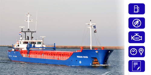 Sea and river vessel telematics